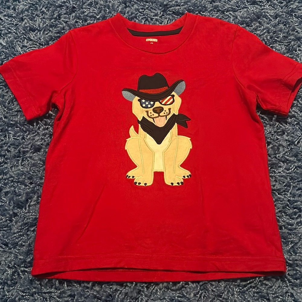 Gymboree American Dog Tshirt